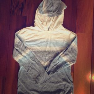 Boys long sleeve shirt with hood